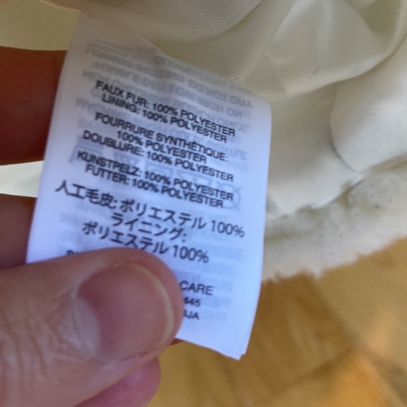 J. crew faux fur vest size medium - Picture 4 of 5